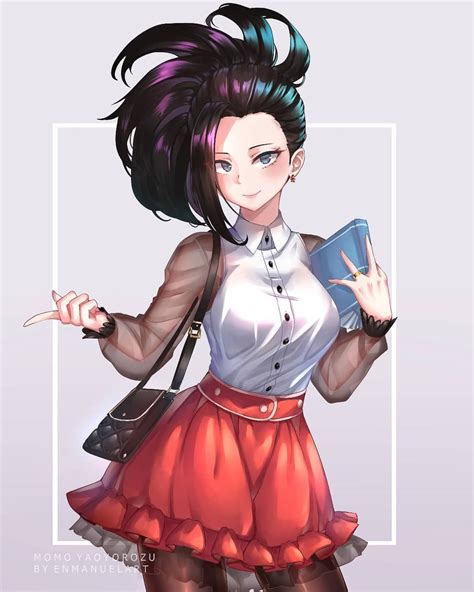 yaoyorozu momo fanart